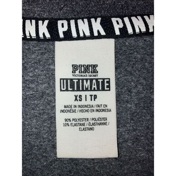 Victoria's‎ Secret Pink Ultimate Track Jacket XS Fri-fit White Stripes - Picture 3 of 3